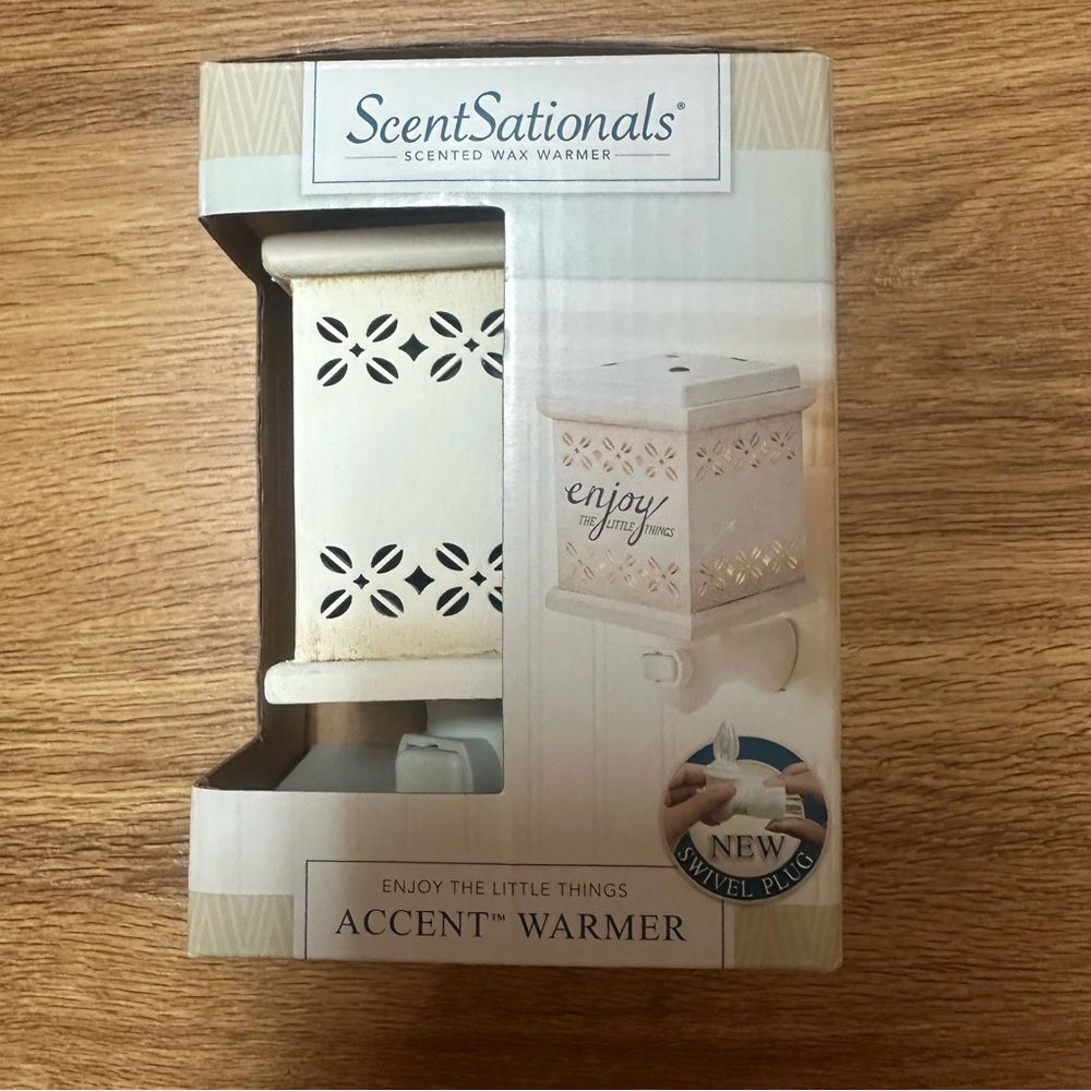 ScentSationals - Scented Cream Wax Warmer with Scented Wax Cubes - NWT